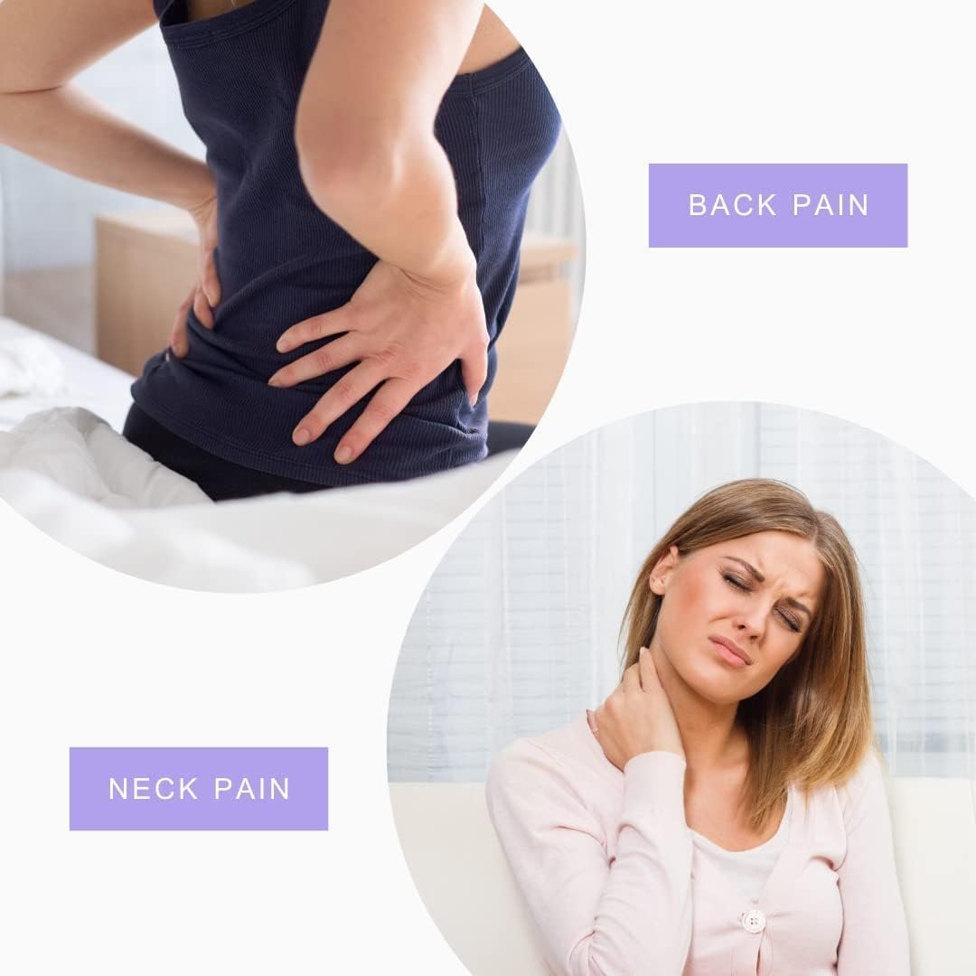 Mumu Wraps Heating Pad Microwavable - Lavender Scented Microwave Heating Pad for Pain Relief, Cramps, Muscle Ache, Joints, Neck, Shoulder, Back Pain, Warm Compress Moist Heat Pack (Lavender)