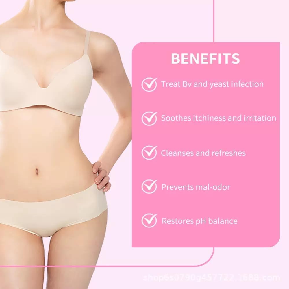 Boric Acid - Intimate Health Support - Natural Vaginal Health Support for Women - Detox & Cleanse, Odor & Itch Relief