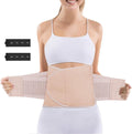 Postpartum Abdominal Belt, Postpartum Recovery Belt, Pregnant Belt with Double Adjustment Straps, Breathable Pregnancy Girdle, Postpartum Girdle (Beige)