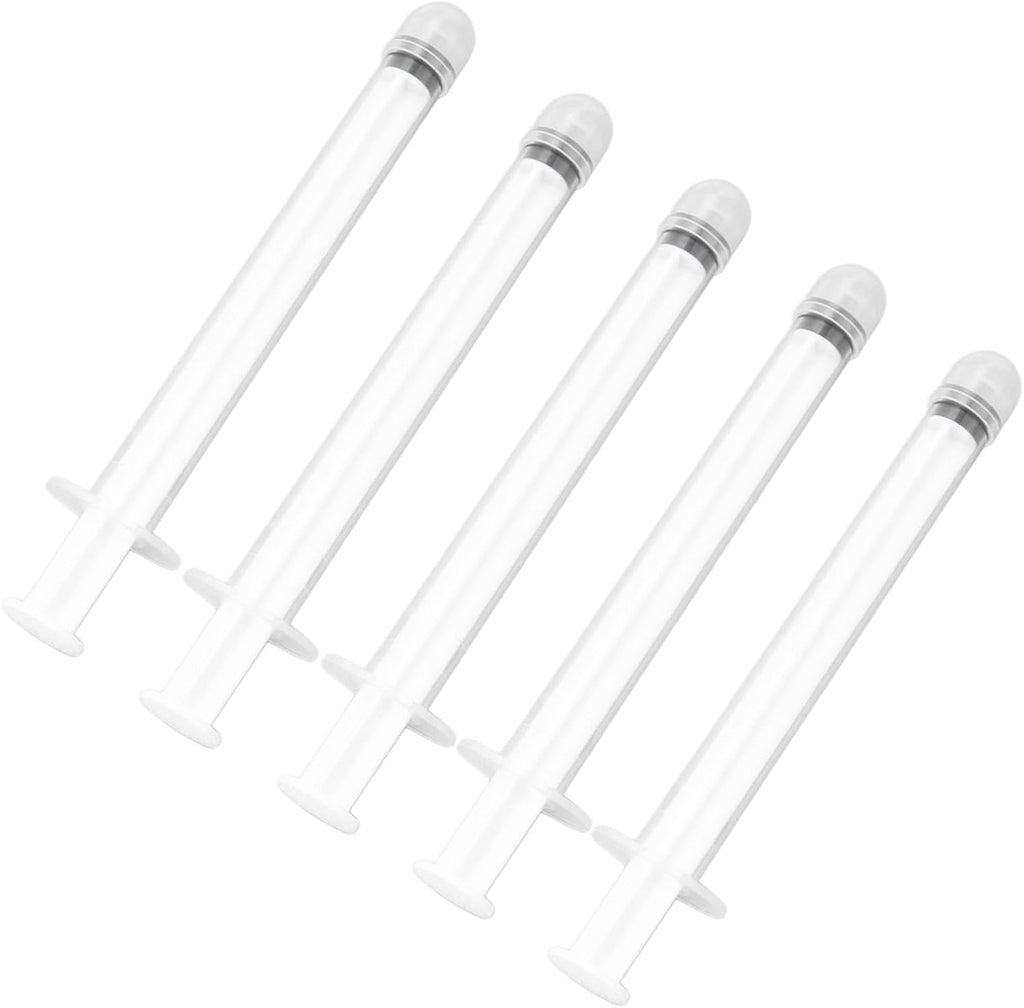 Disposable Vaginal Cream Applicators, Transparent Scale Portable Feminine Care Applicators, Pack of 10, Precise Measurement Round Tip for Gel for