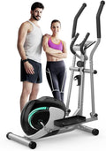 Dripex Elliptical Exercise Machine, Elliptical Machine for Home with 16 Resistance Levels, Quiet & Smooth Magnetic Elliptical Training Machines with 13.2 lb Flywheel, LCD Monitor & Pulse