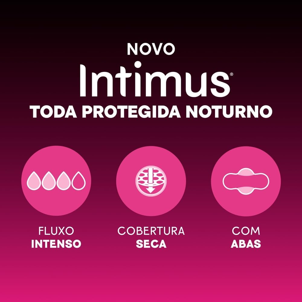 Intimus Sanitary Pads With Wings Overnight 45 pieces
