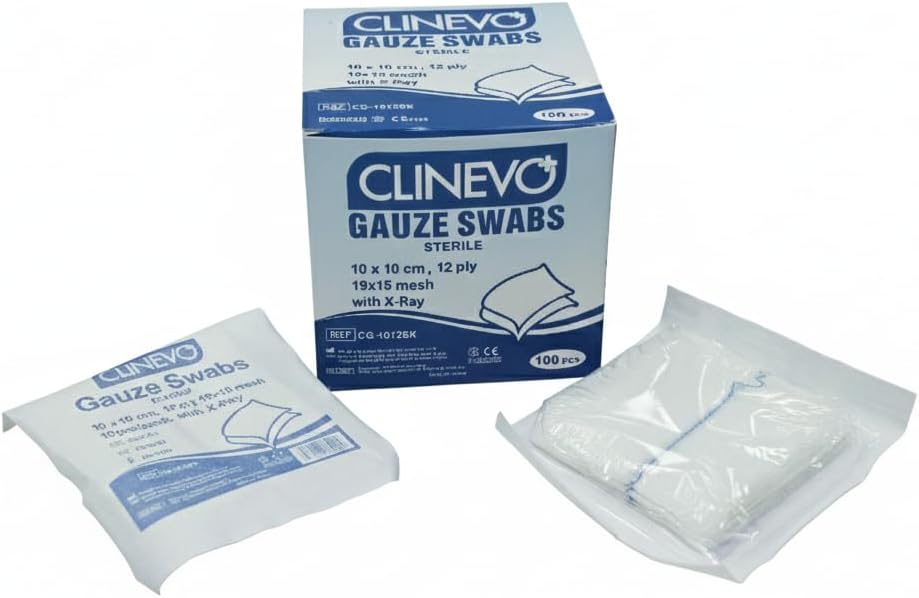 Gauze and Wound Dressings Sterile 10 cm 100 pieces