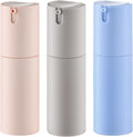 Lulupack Airless Pump Bottles Travel Size, 1 oz 3 PCS Refillable Container