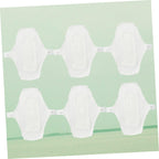 Healeved Menstrual Pads Reusable Waterproof 6 Pieces Washable Sanitary Towels with Comfortable Button for Women Daily and Travel Use 7.08X5.11X0.19In