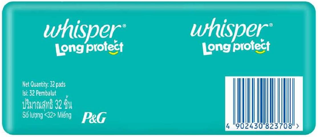 Whisper Wings Heavy Flow Pads 32pk Super Value Pack