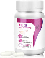Suppositories for Women, Vaginal Suppositories for Healthy pH Balance & Odor Control | Discomfort Hygiene Products | Feminine Intimate Health (40 Count)