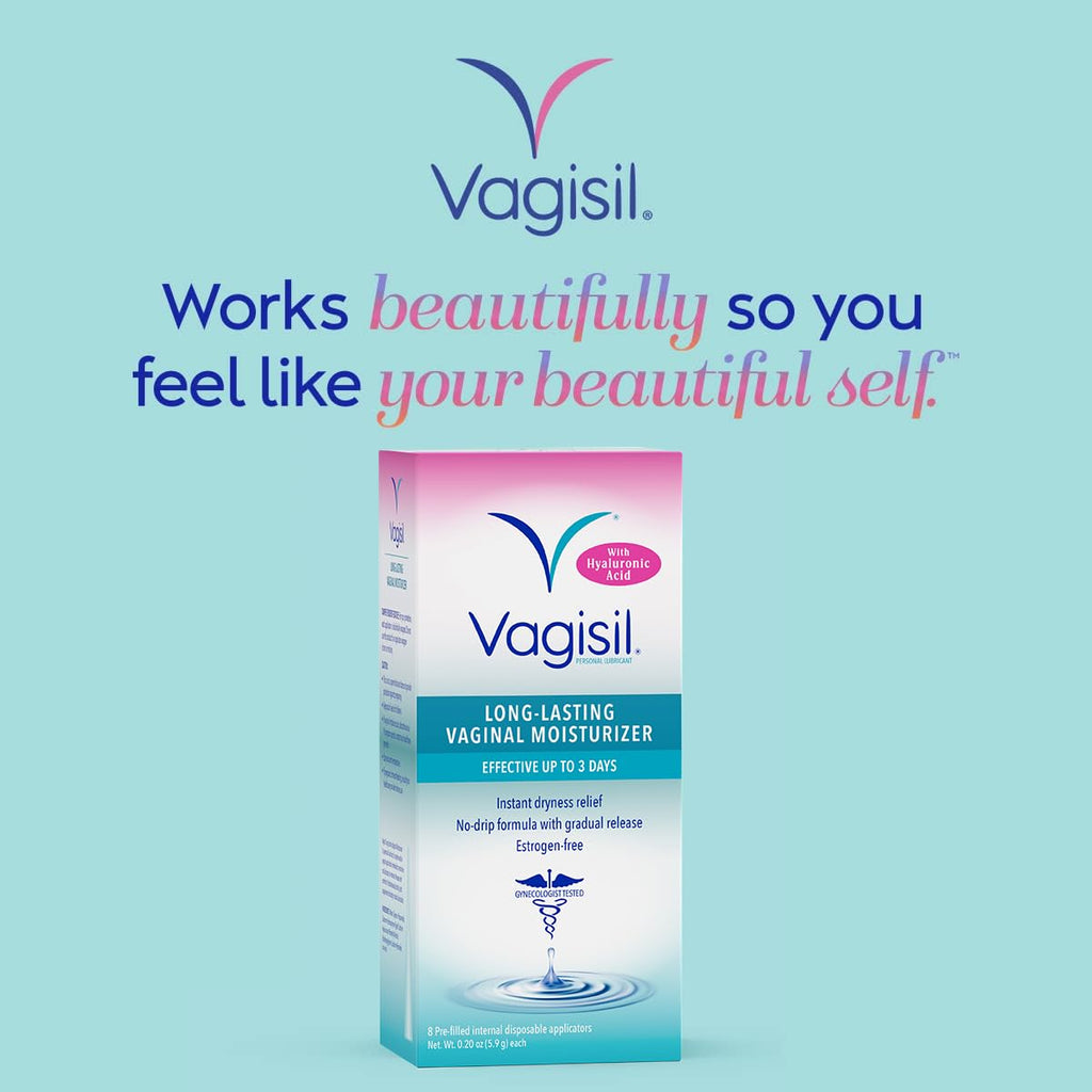Vagisil Prohydrate, Internal Vaginal Moisturizing Gel & Lubricant, 8 Count