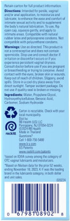 Personal Lubricants Water-Based