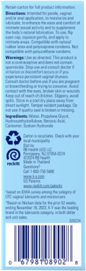 Personal Lubricants Water-Based