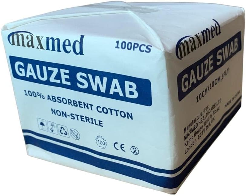 MAXMED 10 Gauze and Wound Dressings Sterile 10 cm 100 pieces
