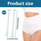 20 Pieces Vaginal Applicator,Disposable Lubricant Applicator,Personal Lubricant Applicators,Vagisan Lactic Acid Suppositories;Menoelle Compatible