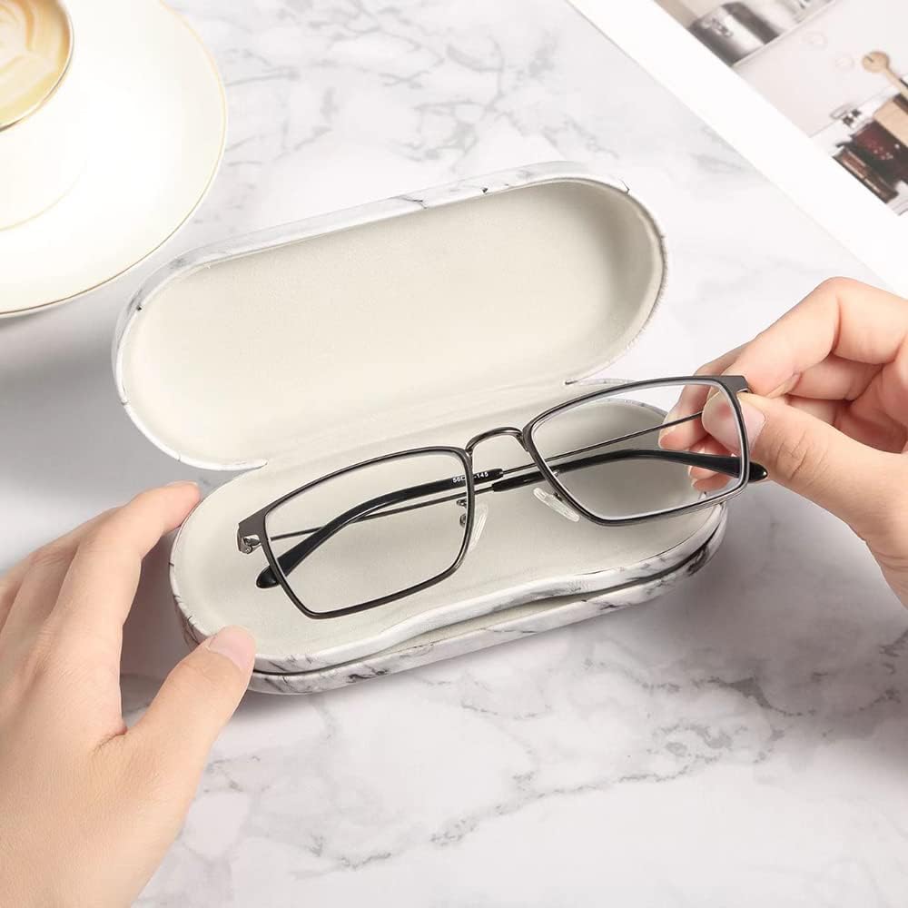 AITIME 2 in 1 Contact Lens and Glasses Case Combo,Contact Travel Case Kit | Double Sided Eye Contact Case with Remover Tool,Storage Organizer Accessories,Cute Eyeglasses Case with Contact Holder