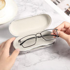 AITIME 2 in 1 Contact Lens and Glasses Case Combo,Contact Travel Case Kit | Double Sided Eye Contact Case with Remover Tool,Storage Organizer Accessories,Cute Eyeglasses Case with Contact Holder