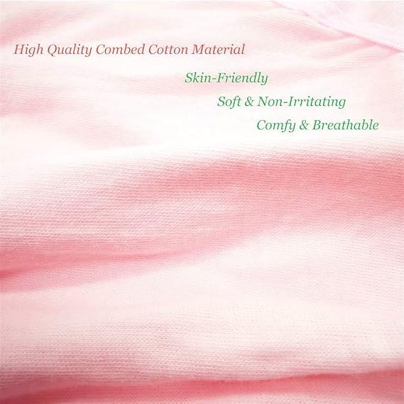 Bennort Cotton Disposable Underwear for Women, Soft Breathable Comfortable Travel Panties, Postpartum and Hospital Use, 100% Cotton, Individually Wrapped, High Waist Briefs, Pack of 5, Multicolour