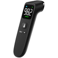 Viproud Touchless Thermometer for Kids and Adults, 1-Second Reading, Black | Large LED Screen, Fever Indicator, Mute Mode, Memory Recall, Dule Mode Forehead/Object, for All Ages