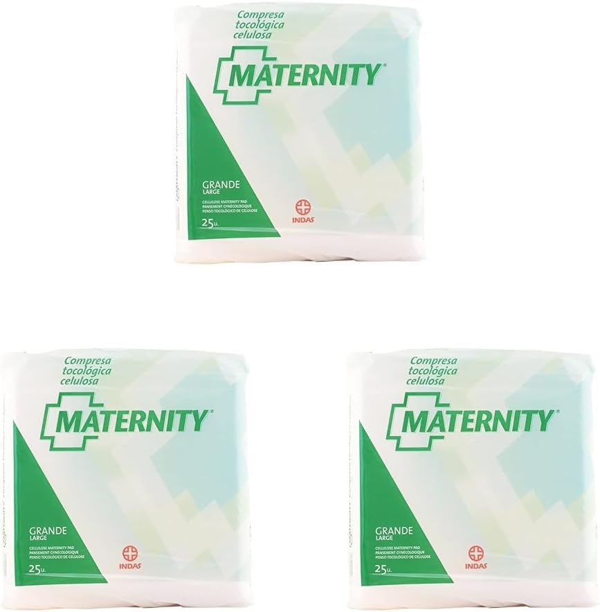 INDASEC INDAS TOCOLOG CELLULOSE COMPRESSES 25 U (Pack of 3)