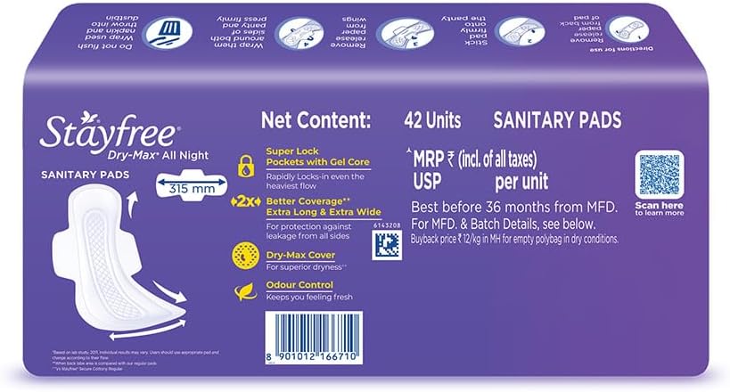 Sanitary Pads 42 pieces