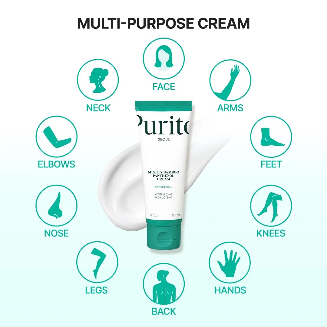PURITO Panthenol 10% Cream | Korean Skin Barrier Repair & Glow Boost