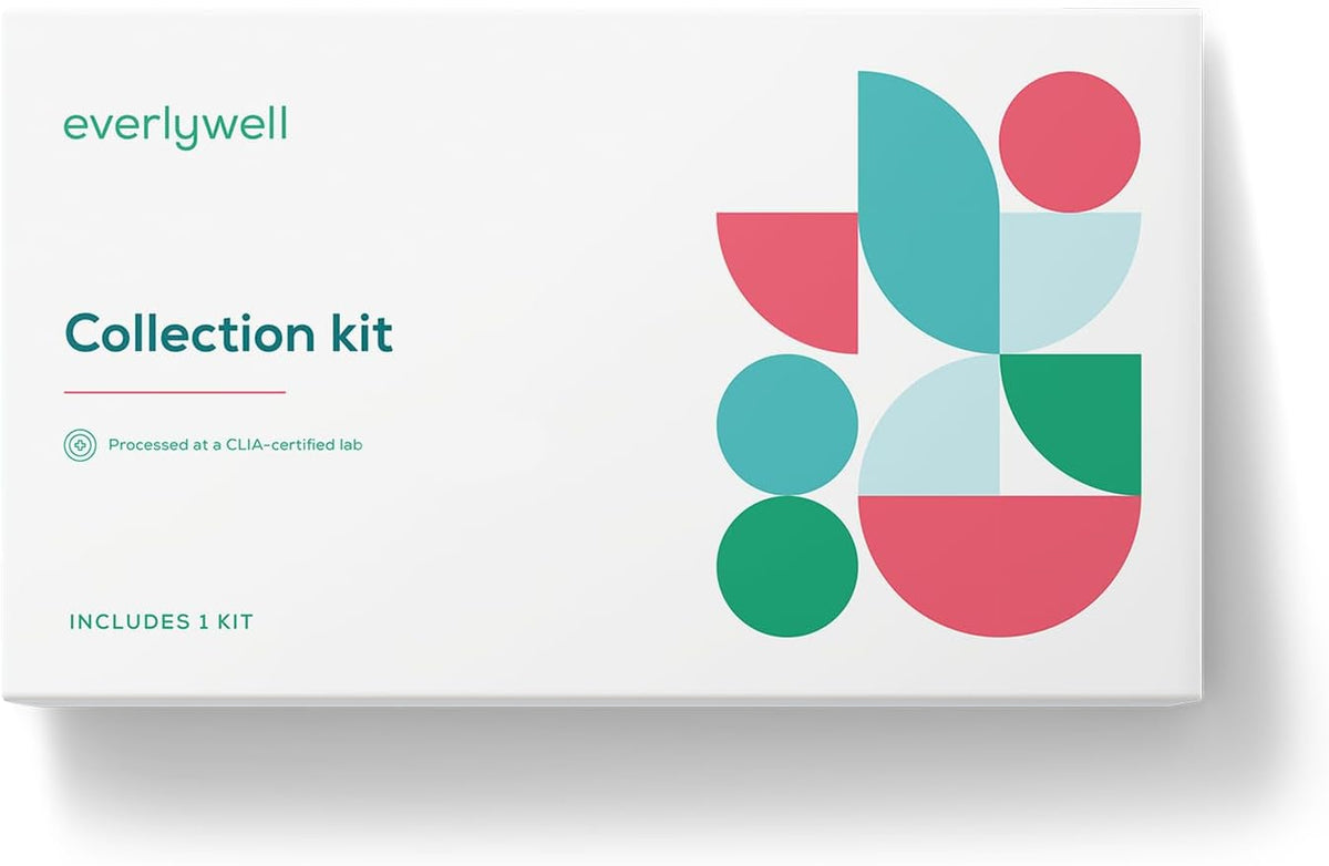 Everlywell At-Home Cholesterol and Lipids Lab Test Collection Kit for Women and Men, Measures HDL, LDL and Triglycerides for Accurate Results from a CLIA-Certified Lab Within Days, for Ages 18 Plus