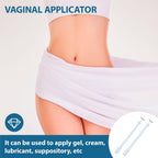 20 Pieces Vaginal Applicator,Disposable Lubricant Applicator,Personal Lubricant Applicators,Vagisan Lactic Acid Suppositories;Menoelle Compatible