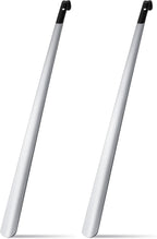 2 Pcs 31.5'' Extra Long Handled Shoe Horn Metal Shoehorn for Men Women Multifunctional Stainless Dressing Stick for Elderly Disabled Limited Mobility, Standing Reach Assist for Senior (Mixture)