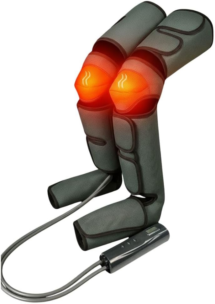 Leg Pressotherapy, Leg Massager with Compression, Pressotherapy for Home (Grey Marengo)