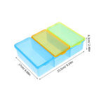 Zerodeko Thermometer Storage Case Compartments Hospital Thermometer Organizer Easy Cleaning Drying Box for Home Hospital School