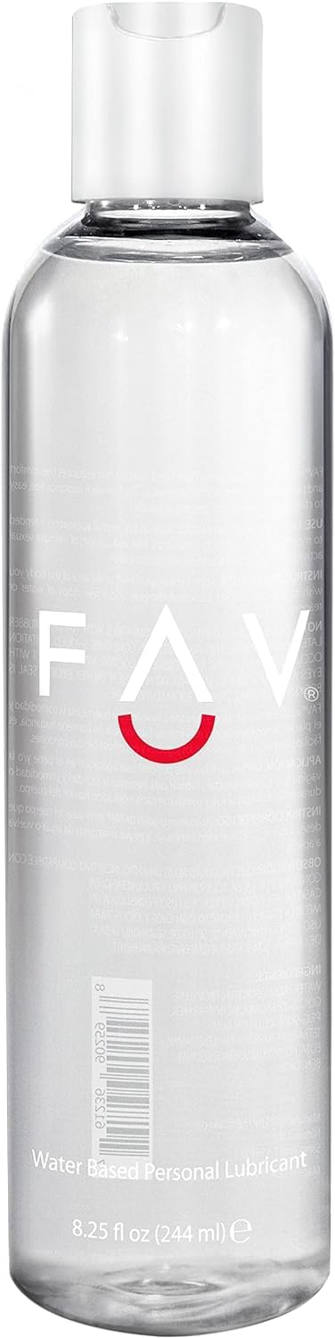 FAV Water Based Lubricant, Luxury Personal Natural Lubricant Gel for Men, Women and Couples, Natural Sex Lubricant 245ml