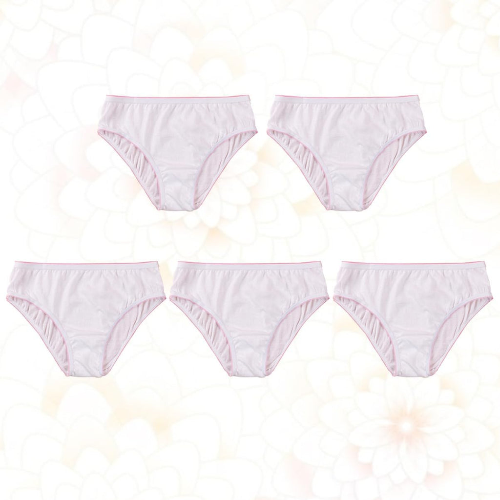iplusmile Disposable Panties for Women 5 Pieces Cotton Breathable Postpartum Underwear Comfortable and Practical for Pregnant Women