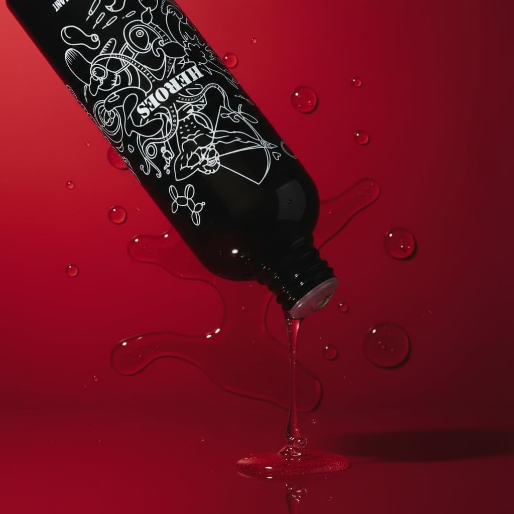 Heroes Silicone Based Lubricant - Long Lasting, Comfort and Exceptional Glide - Latex Compatible - 500ml