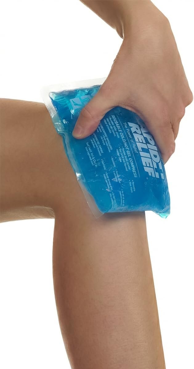 Rapid Relief Gel Ice Pack, Reusable Cold Pain Relief, Small 4x6 Inch 1 Ct