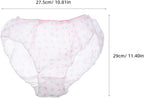 SHERCHPRY 7 Pieces Disposable Panties Postpartum Size L Lightweight Breathable Elastic Non-Woven Maternity Underwear for Women in Travel and Postpartum