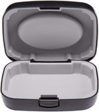 Hearing Aid Case Hard - Portable Protective Storage Case for BTE CIC IIC ITE (Black)