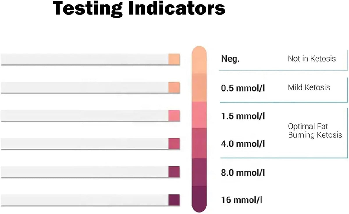 Urine Test Strips, Ketone Urine Strips, Accurate Results, Urinalysis Home Testing Stick Kit to Help Monitor Your Health, Urine Strips DipstickTests