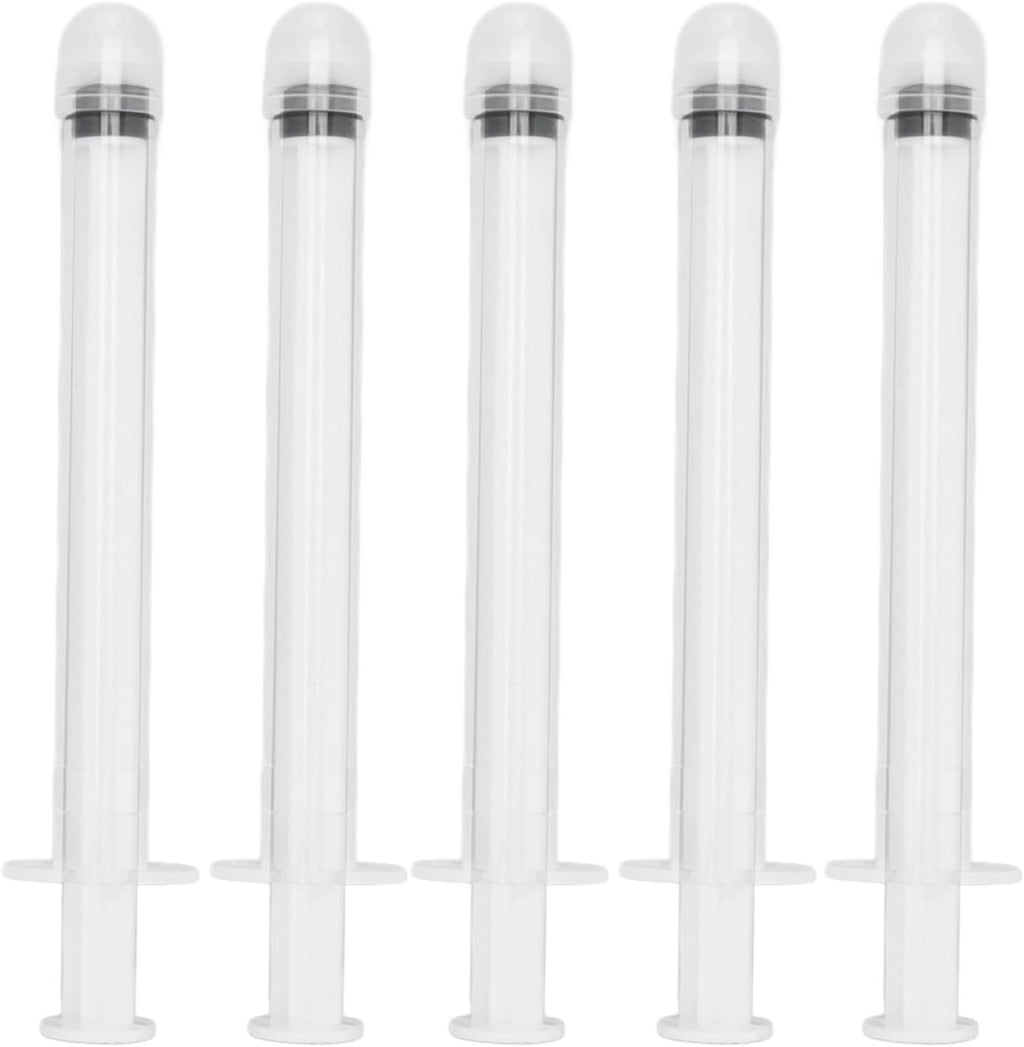 Disposable Vaginal Cream Applicators, Transparent Scale Portable Feminine Care Applicators, Pack of 10, Precise Measurement Round Tip for Gel for