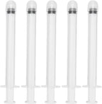 Disposable Vaginal Cream Applicators, Transparent Scale Portable Feminine Care Applicators, Pack of 10, Precise Measurement Round Tip for Gel for