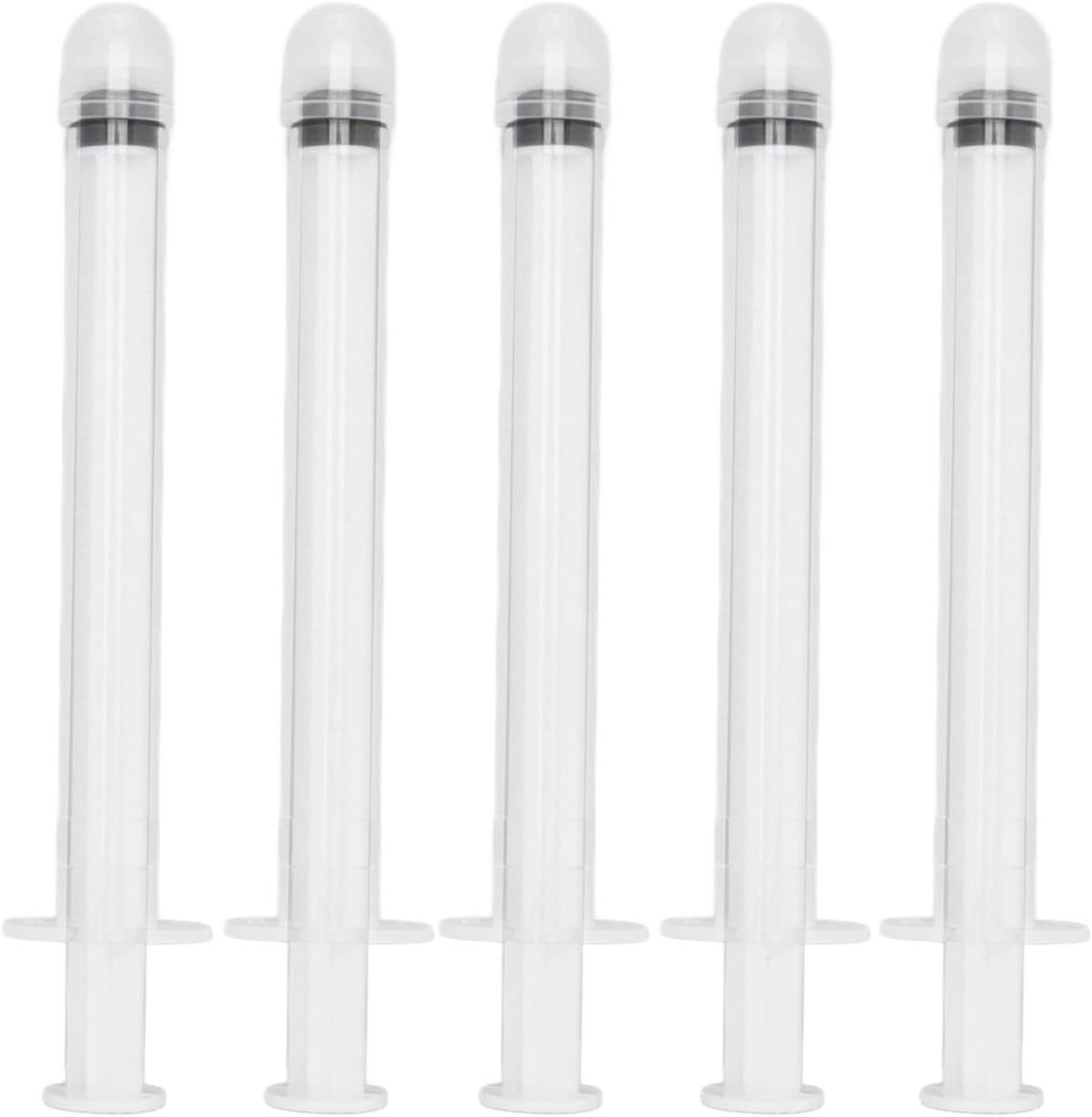 Disposable Vaginal Cream Applicators, Transparent Scale Portable Feminine Care Applicators, Pack of 10, Precise Measurement Round Tip for Gel for