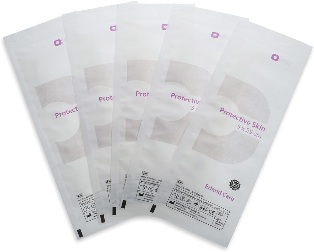 Protective Wound Care Supplies Breathable Silicone 25 cm 10 pieces