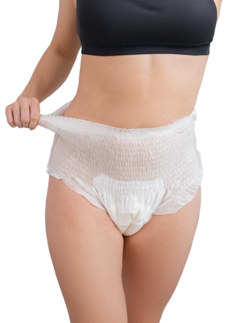 Be Me Maternity Disposable Underwear – Pack of 7| Postpartum Underwear| Ultra Absorbent & Rash-Free Comfort| Post-Delivery Disposable Panties - L-XL