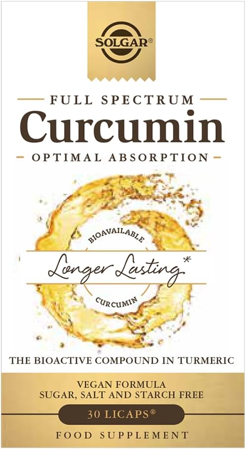 Solgar | Full Spectrum Turmeric | High Absorption and Bioavailability | Joint Support & Mobility | Natural Antioxidant, Digestive Wellness and Defenses | 30 Softgels