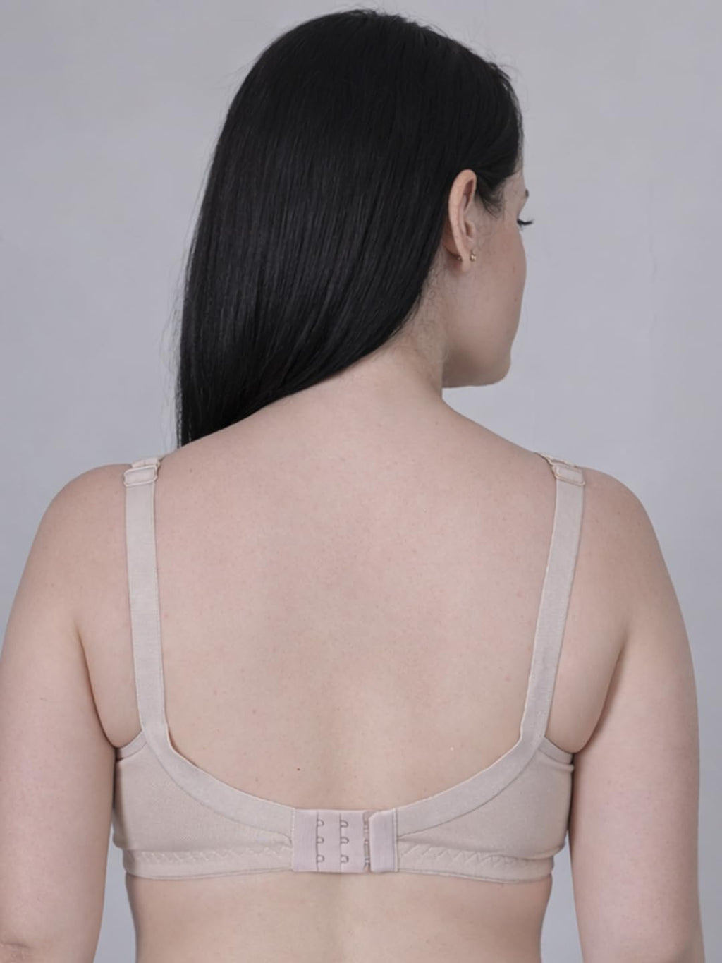 Fabme Mastectomy Cancer Pocket Bra with One Micro Fiber Filled Adjustable Pad | Cotton Full Coverage Bra | No-Digging Shoulder Strap | Truly Full Coverage