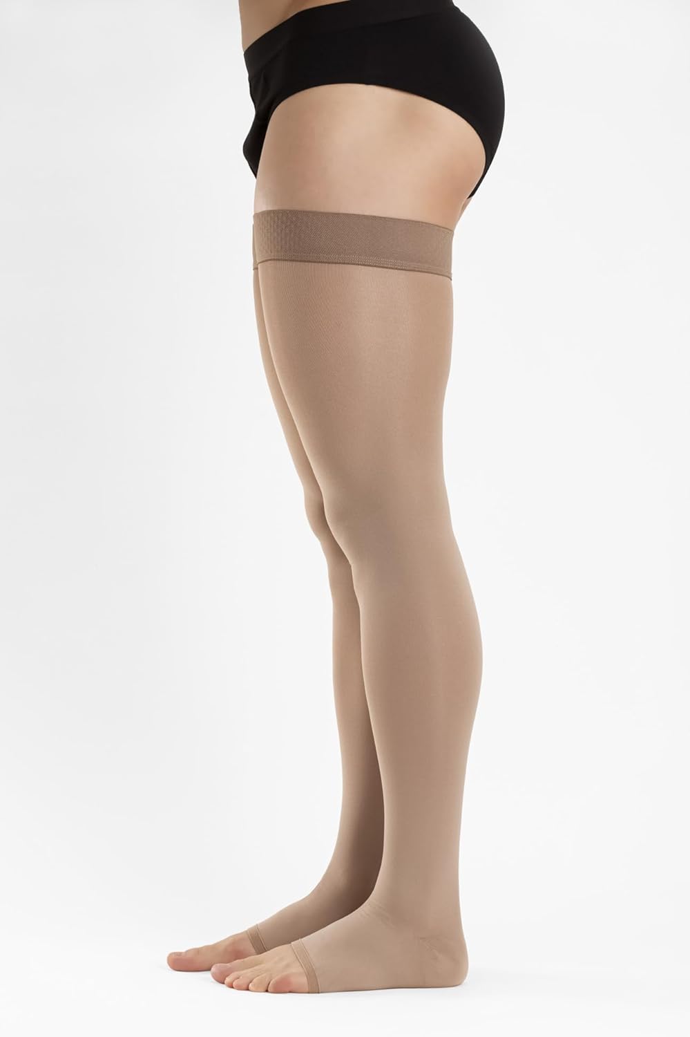 Relaxsan M1170A Self Adhesive Open Toe Compression Class 1 Tights - K1 Microfiber