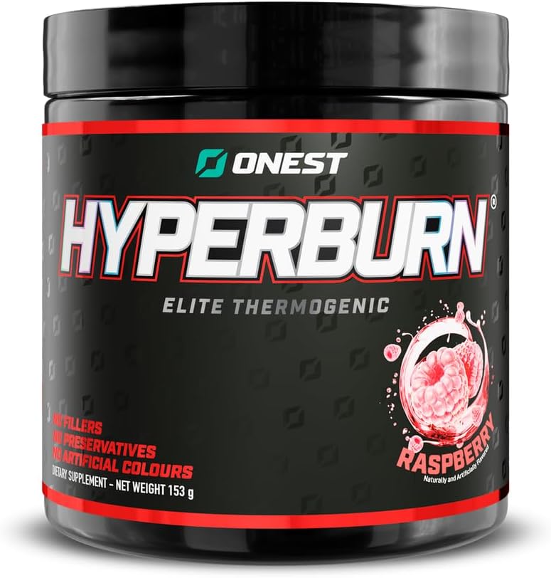 Onest Health Hyperburn Supplement for Workout 153g (30 servings) - Improves Athletes Gym Routine - Sports Nutrition Powder for Men & Women