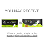 PEESAFE Aloe Vera Panty Liners (Pack of 50 Liners) | Curvy Design For Extra Comfort | Cottony-Soft Surface With 185mm Wide Optimal Coverage