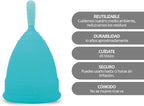 Edicare, Menstrual Cup, Includes Two Cups, 1 Sterilizer and a Carry Bag, Medical Grade Silicone, Soft, Reusable and Washable 100% Safe (L)