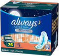 Always Ultra Panty Liners Thin Advanced with Flexi Wings with Coreboost 10 Hours Leak Protection Larger Back 76 Count