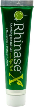 Rhinase X Nasal Gel | Less Sneezing, Itchiness, Nasal drip and Congestion | Mores Than Just Saline | Now with Xylitol | Long Lasting Symptom Relief from Nasal Dryness | (1 oz.)