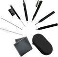 8 Pieces Hearing aid Amplifier Cleaning Tools, Earbuds/Headphones Cleaner Brush Kits with case | Hearing Amplifier cleaner brush for hearing aids, earbuds and headphones; 8-in-1 hearing aid cleaning kit;