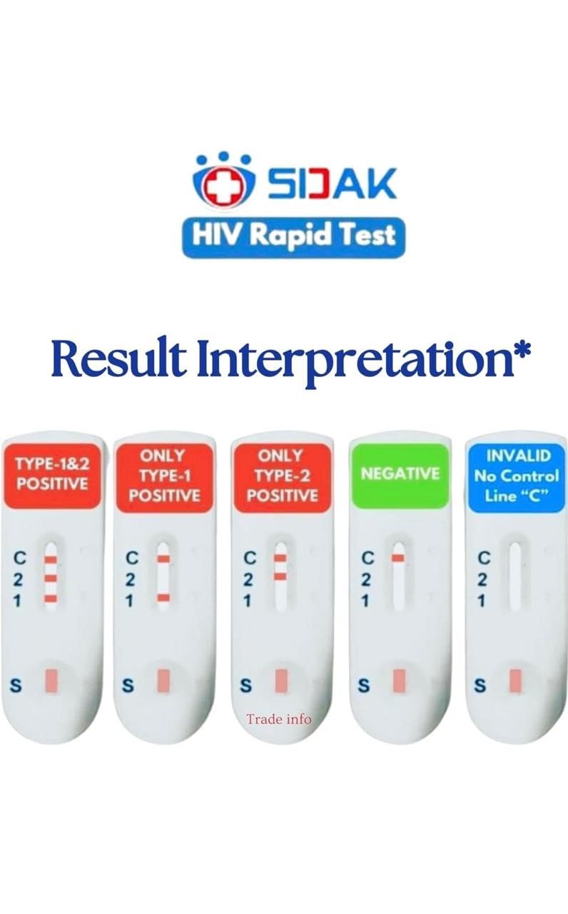 3rd Generation HIV Rapid Test Kit, for Self/home use. Buy 1 Get 1 FREE!